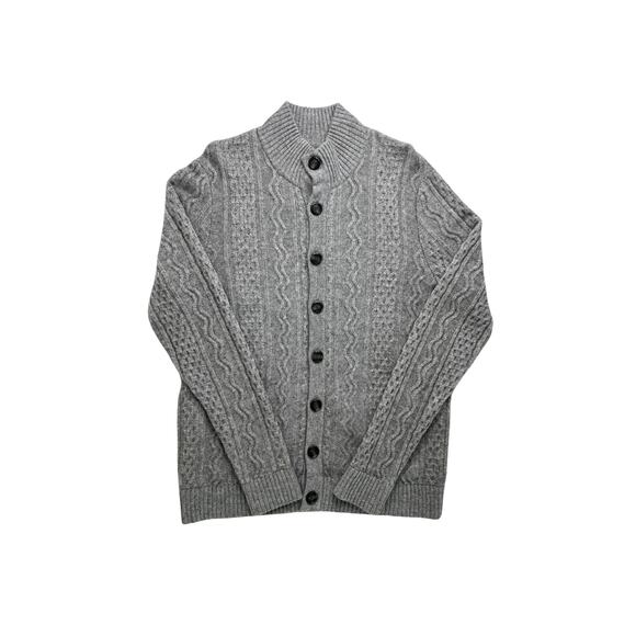 5-30 QI CASHMERE NWT Men's Sweater Gray Size M - Picture 1 of 13